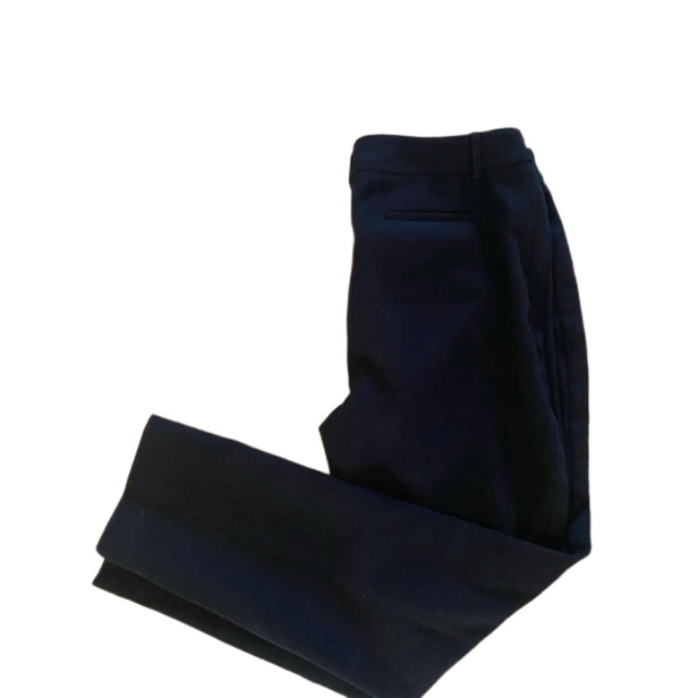 Karl Lagerfeld Paris Classic Black Straight Leg Dress Pants Trousers Slacks - Si